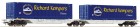 76929 Roco Articulated flat car loaded with containers Richard Kempers